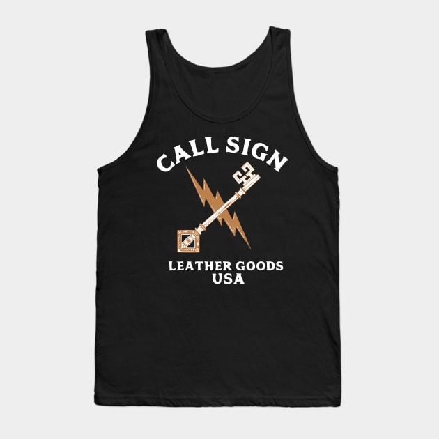 LEATHER GOODS USA Tank Top by Merchsides